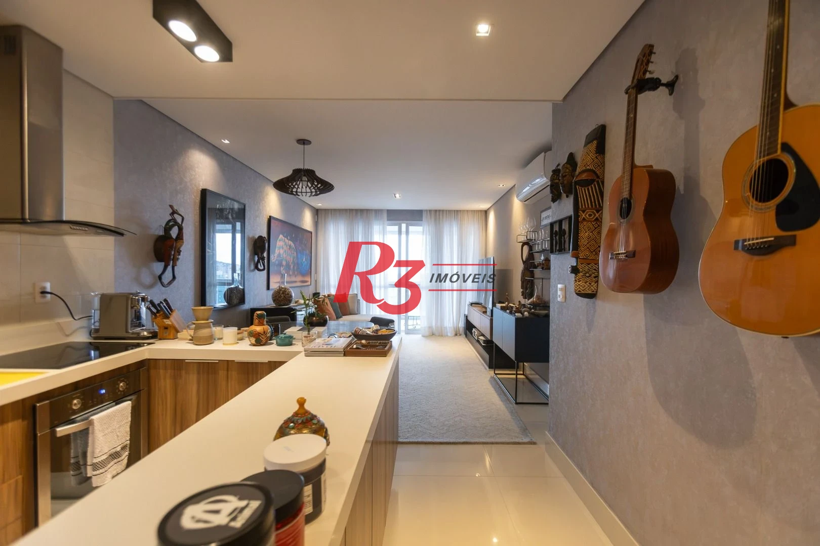 Apartamento com 1 dormitório à venda, 104 m² por R$ 1.990.000,00 - Aparecida - Santos/SP