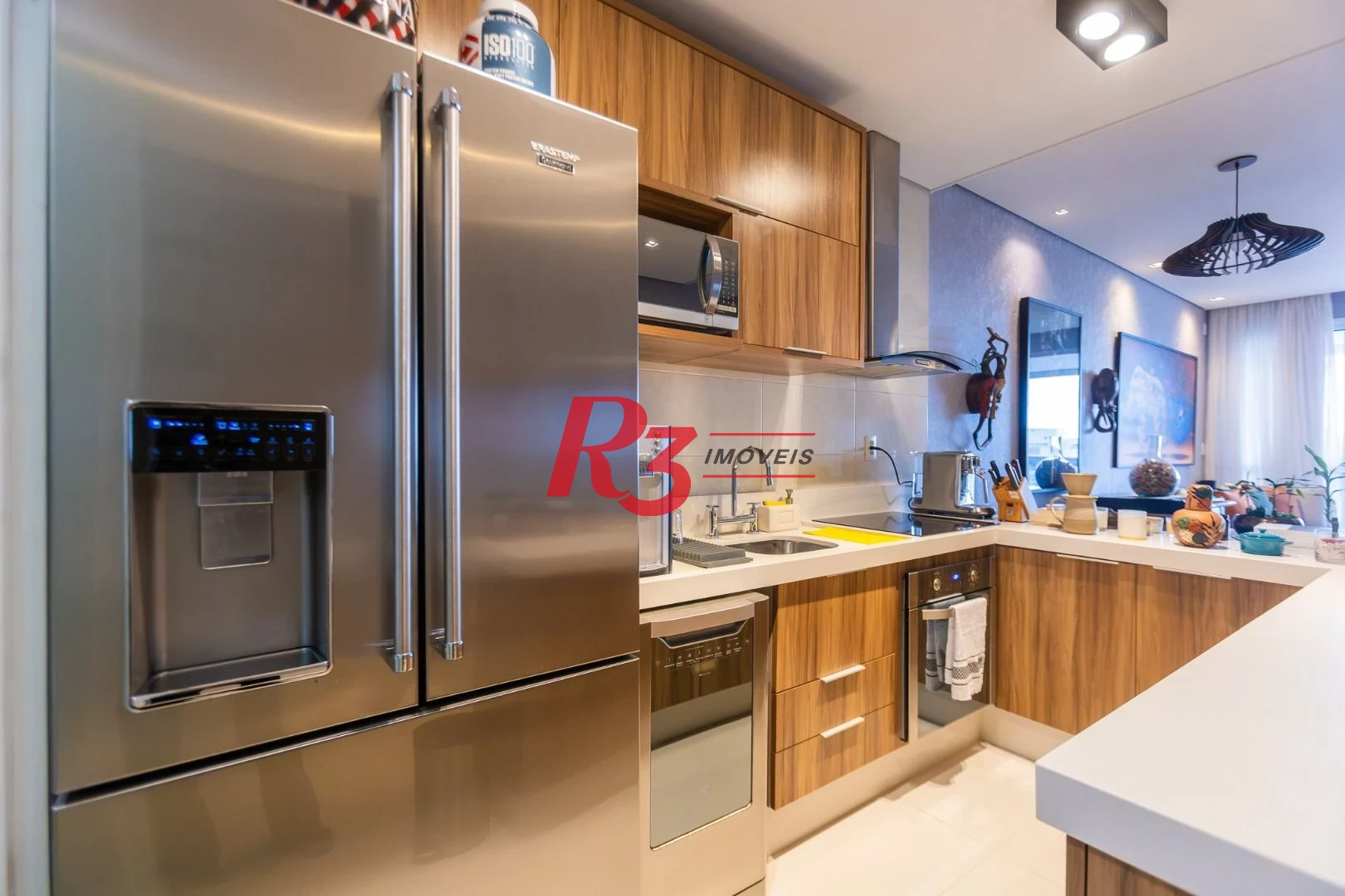 Apartamento com 1 dormitório à venda, 104 m² por R$ 1.990.000,00 - Aparecida - Santos/SP