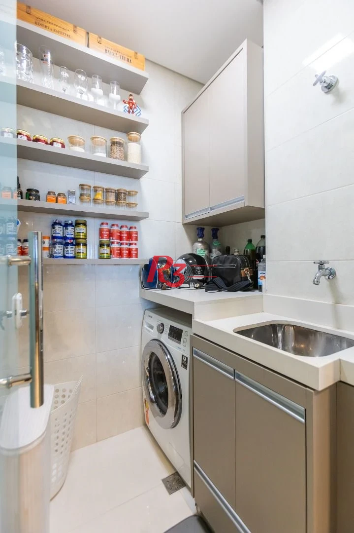 Apartamento com 1 dormitório à venda, 104 m² por R$ 1.990.000,00 - Aparecida - Santos/SP