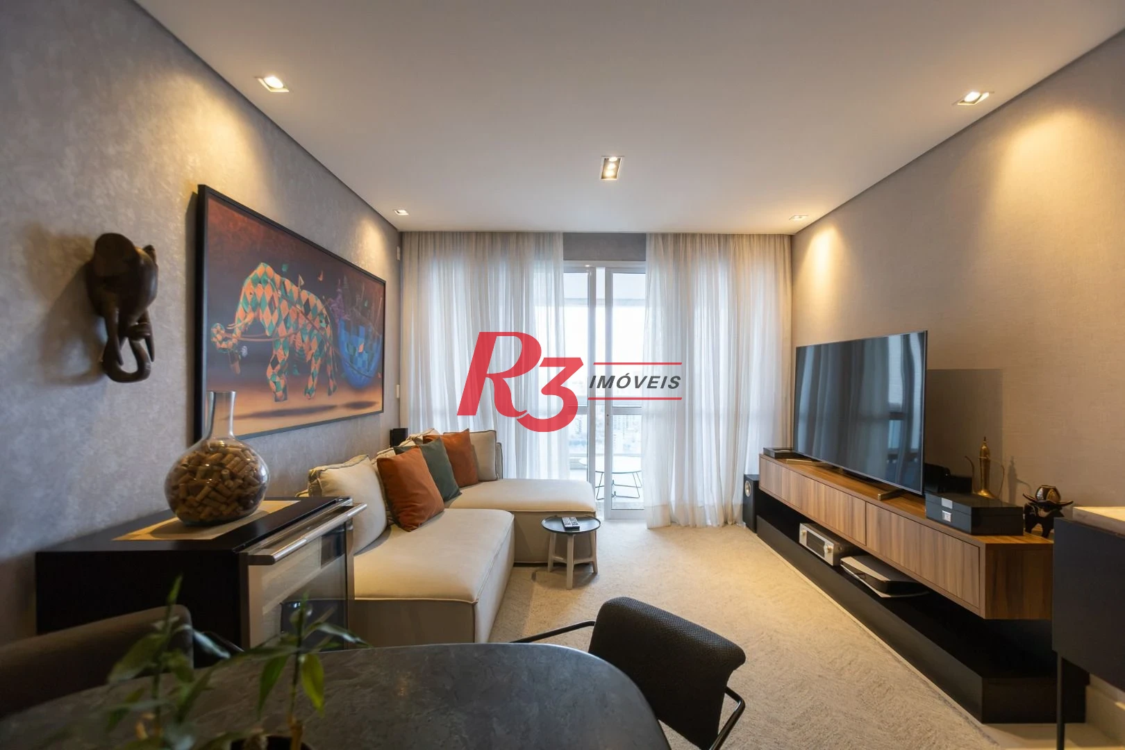 Apartamento com 1 dormitório à venda, 104 m² por R$ 1.990.000,00 - Aparecida - Santos/SP