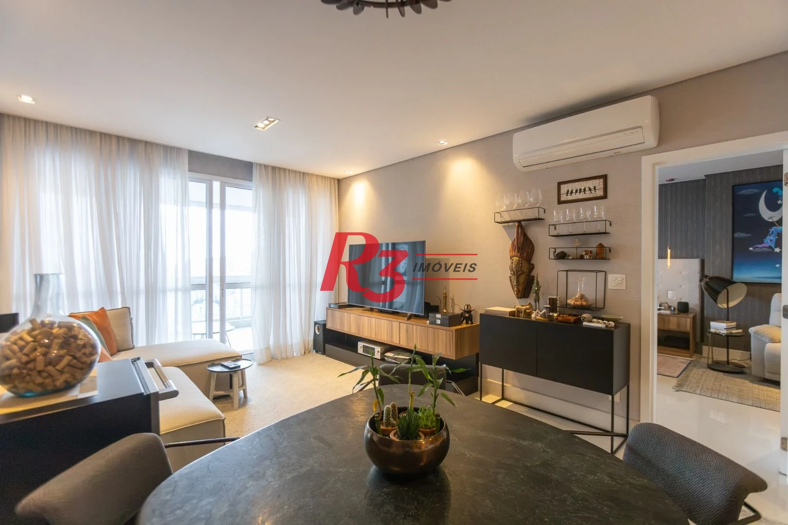 Apartamento com 1 dormitório à venda, 104 m² por R$ 1.990.000,00 - Aparecida - Santos/SP