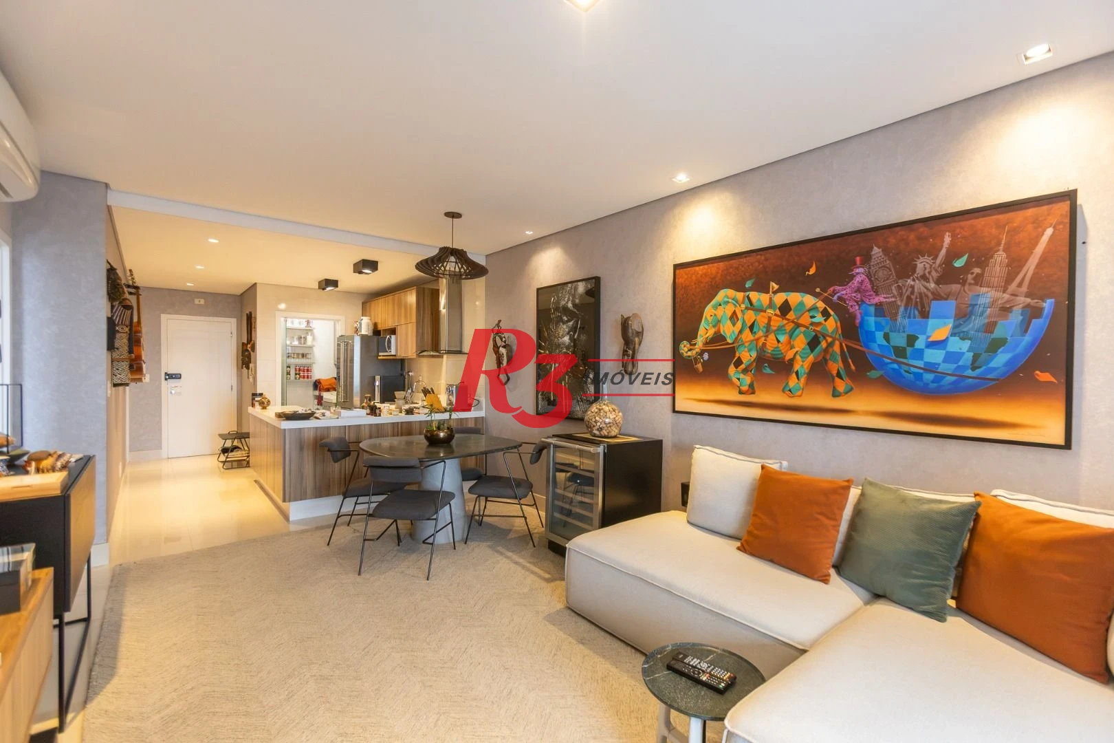 Apartamento com 1 dormitório à venda, 104 m² por R$ 1.990.000,00 - Aparecida - Santos/SP