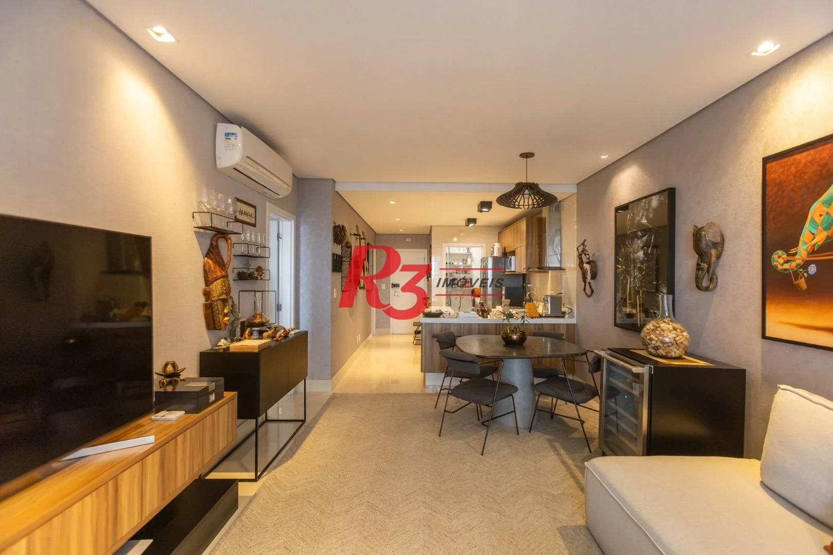 Apartamento com 1 dormitório à venda, 104 m² por R$ 1.990.000,00 - Aparecida - Santos/SP