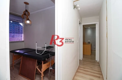 Sala para alugar, 30 m² por R$ 2.500,00/mês - Gonzaga - Santos/SP