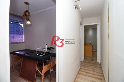 Sala para alugar, 30 m² por R$ 2.500,00/mês - Gonzaga - Santos/SP