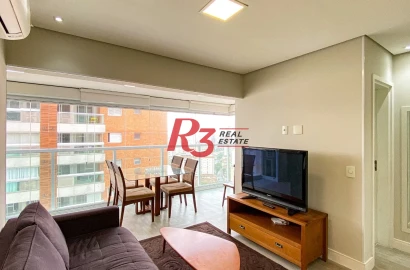 Apartamento com 1 dormitório à venda, 53 m² por R$ 620.000,00 - Ponta da Praia - Santos/SP