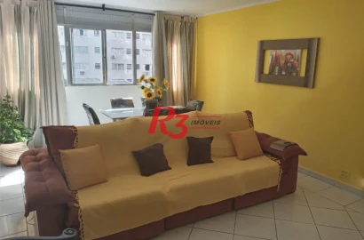 Apartamento, 107 m² - venda por R$ 1.280.000,00 ou aluguel por R$ 8.000,02/mês - Gonzaga - Santos/SP