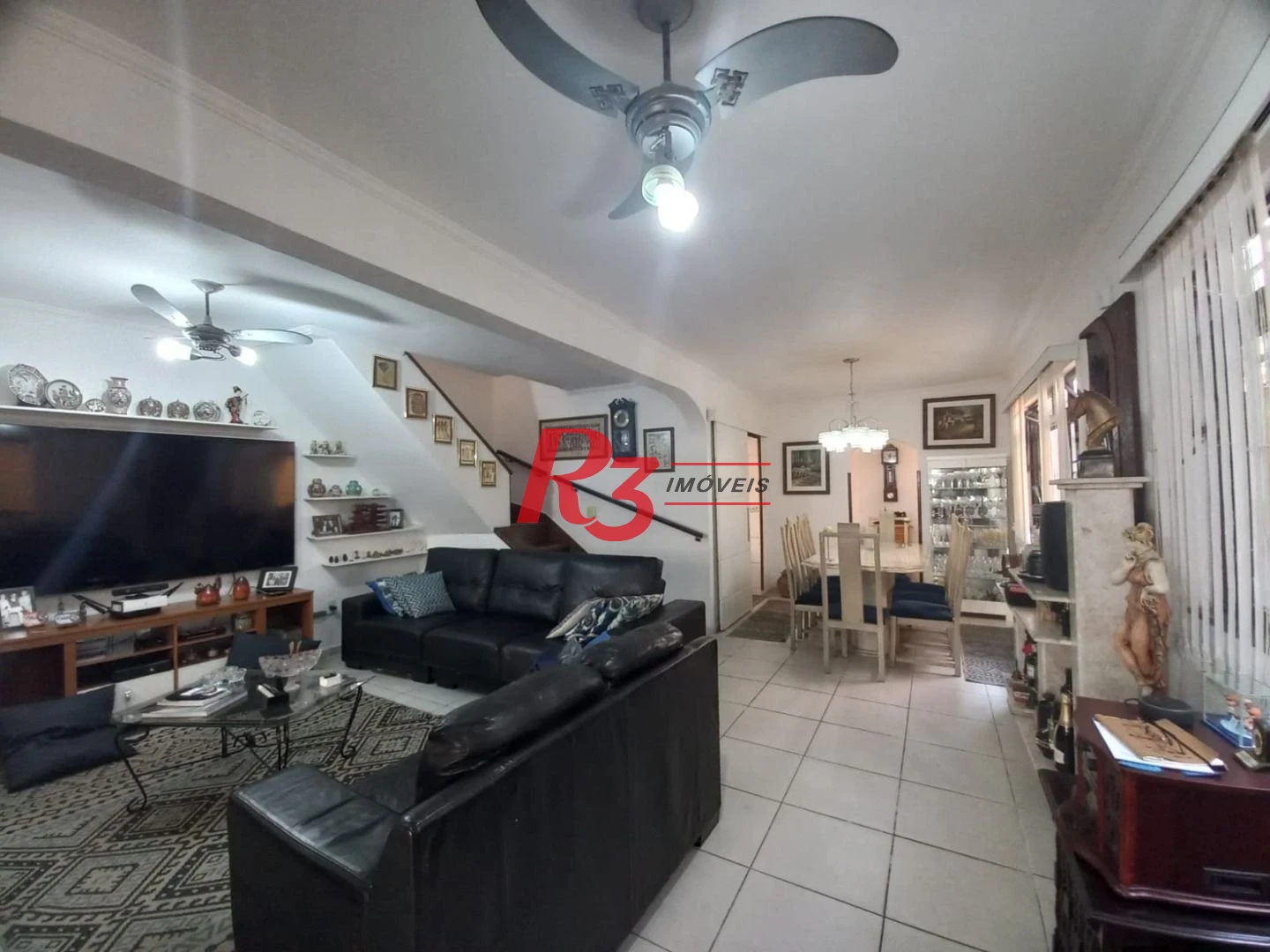 Sobrado no Marapé emSantos com 3 dormitórios à venda, 265 m² por R$ 1.250.000 - Marapé - Santos/SP