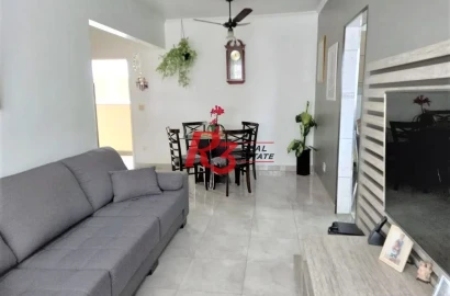 Apartamento com 2 dormitórios à venda, 76 m² por R$ 390.000,00 - Estuário - Santos/SP
