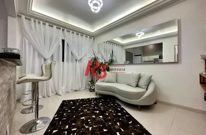 Lindo apartamento de 1 quarto à venda em São Vicente.