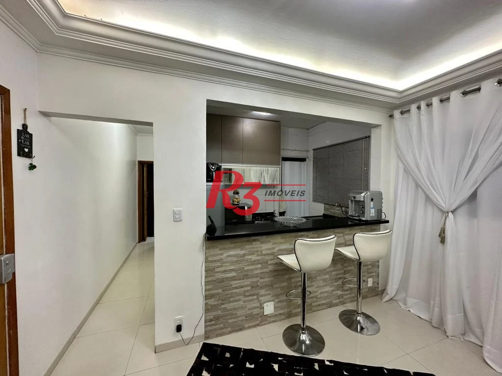 Lindo apartamento de 1 quarto à venda em São Vicente.