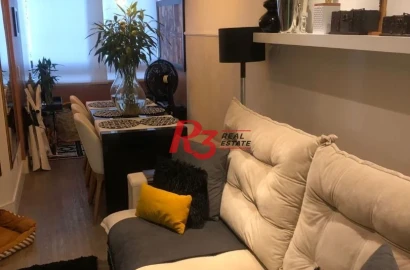 Apartamento com 2 dormitórios à venda, 67 m² por R$ 495.000,00 - Itararé - São Vicente/SP