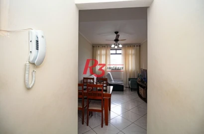 Apartamento à venda, 90 m² por R$ 480.000,00 - Pompéia - Santos/SP