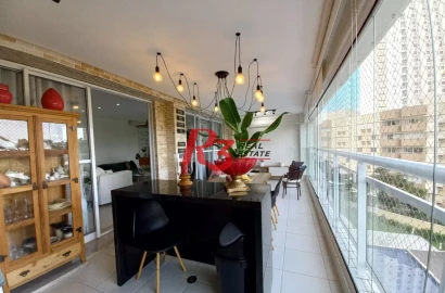 Apartamento, 158 m² - venda por R$ 1.314.000,00 ou aluguel por R$ 8.491,00/mês - Loteamento João Batista Julião - Guarujá/SP