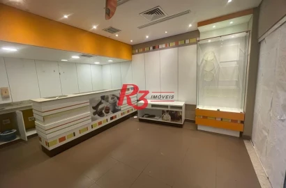 Loja, 42 m² - venda por R$ 630.000,00 ou aluguel por R$ 6.640,00/mês - Gonzaga - Santos/SP