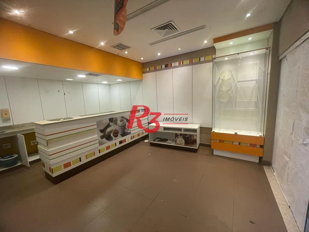 Loja, 42 m² - venda por R$ 630.000,00 ou aluguel por R$ 6.640,00/mês - Gonzaga - Santos/SP