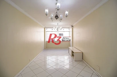 Apartamento com 3 dormitórios à venda, 120 m² por R$ 730.000,00 - Boqueirão - Santos/SP