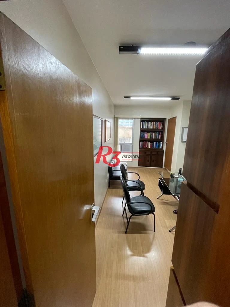 Excelente sala comercial no Centro Médico de Santos