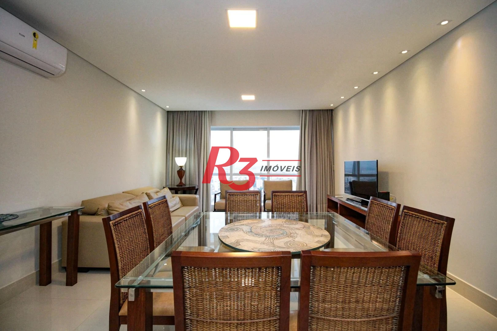 Apartamento com 2 dormitórios para alugar, 96 m² por R$ 10.500,05/mês - Aparecida - Santos/SP