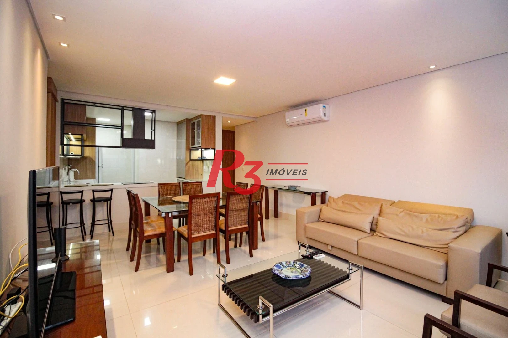 Apartamento com 2 dormitórios para alugar, 96 m² por R$ 10.500,05/mês - Aparecida - Santos/SP