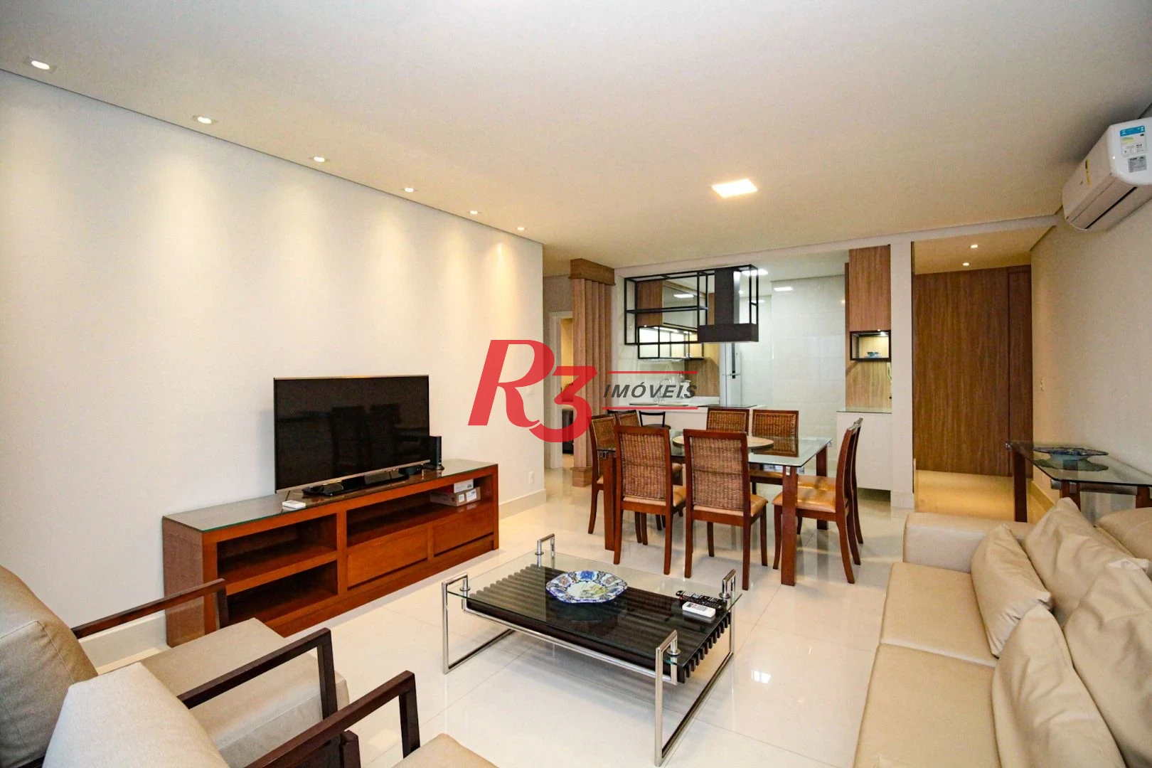 Apartamento com 2 dormitórios para alugar, 96 m² por R$ 10.500,05/mês - Aparecida - Santos/SP