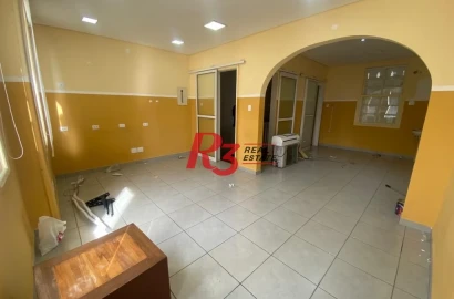 Sala para alugar, 80 m² por R$ 3.300,00/mês - Gonzaga - Santos/SP