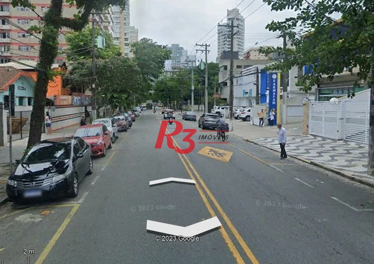 Terreno a venda, de 351 m², Gonzaga, Santos SP