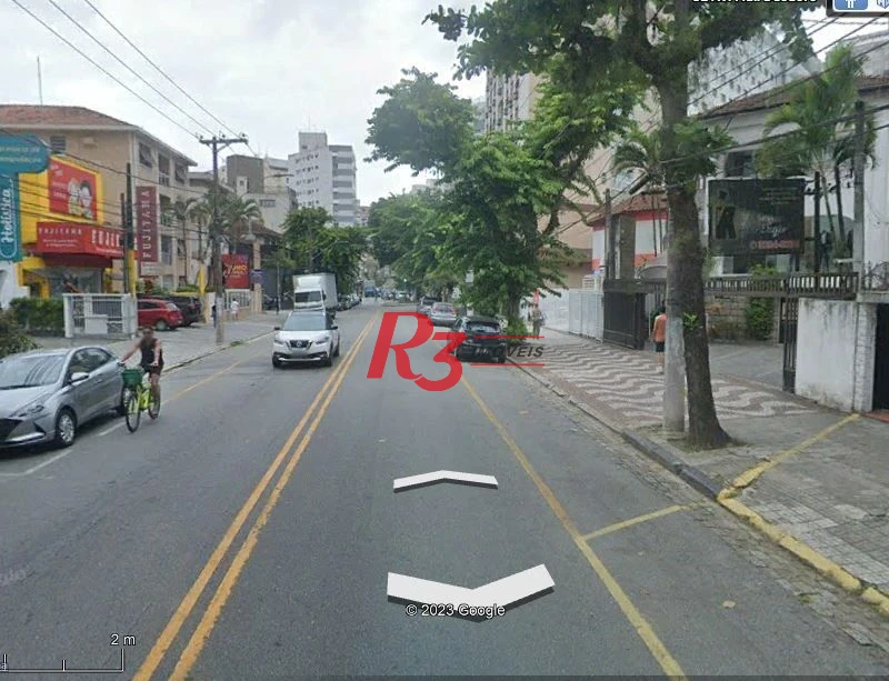 Terreno a venda, de 351 m², Gonzaga, Santos SP
