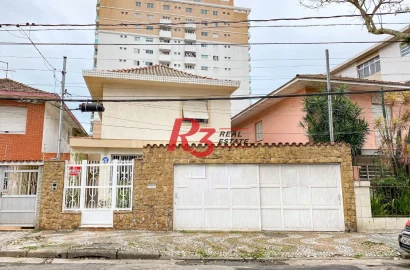 Sobrado para alugar, 310 m² por R$ 14.999,67/mês - Aparecida - Santos/SP