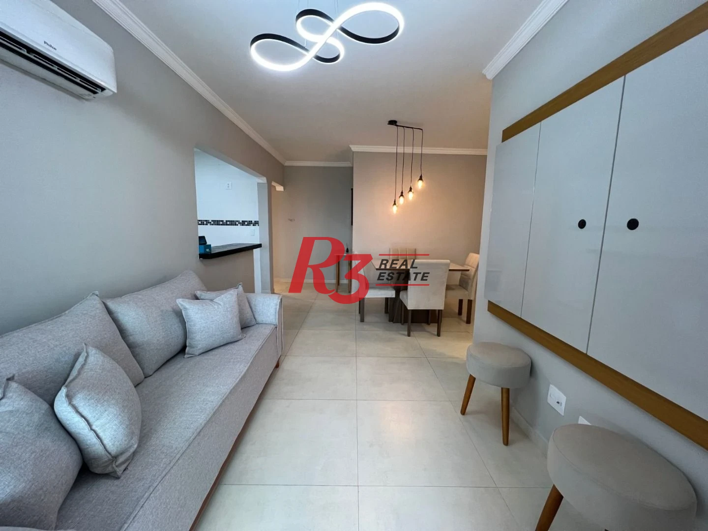 Apartamento com 2 dormitórios à venda, 86 m² por R$ 595.000,00 - Canto do Forte - Praia Grande/SP