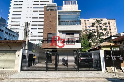 Sobrado com 2 dormitórios à venda, 92 m² por R$ 650.000,00 - Marapé - Santos/SP