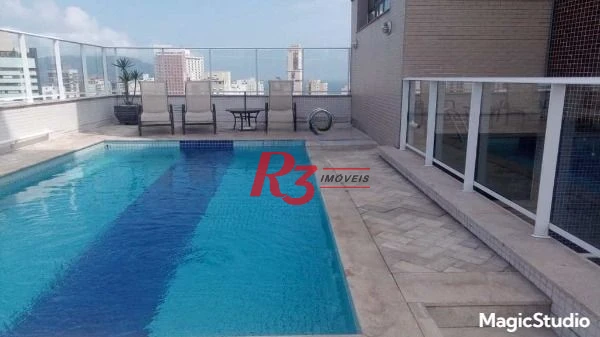 Apartamento Garden à venda, 141 m² por R$ 2.450.000,00 - Gonzaga - Santos/SP