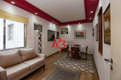 Apartamento à venda, 54 m² por R$ 420.000,00 - Boqueirão - Santos/SP
