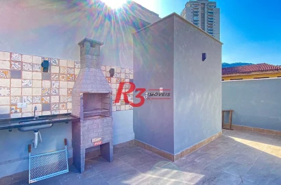 Oportunidade à venda no melhor local do Marapé, 4 quadras da praia, sobrado 100% reformado, com 2 suítes + espaço pra lazer com churrasqueira!