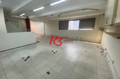 Sala à venda, 130 m² por R$ 300.000,00 - Centro - Santos/SP