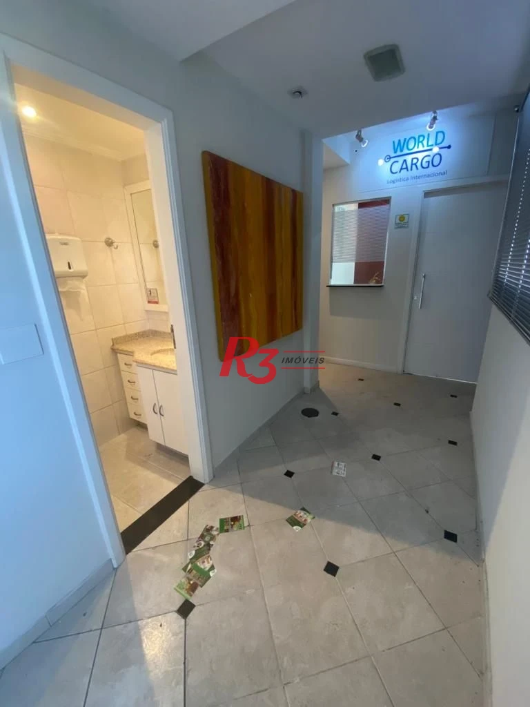 Sala à venda, 130 m² por R$ 300.000,00 - Centro - Santos/SP