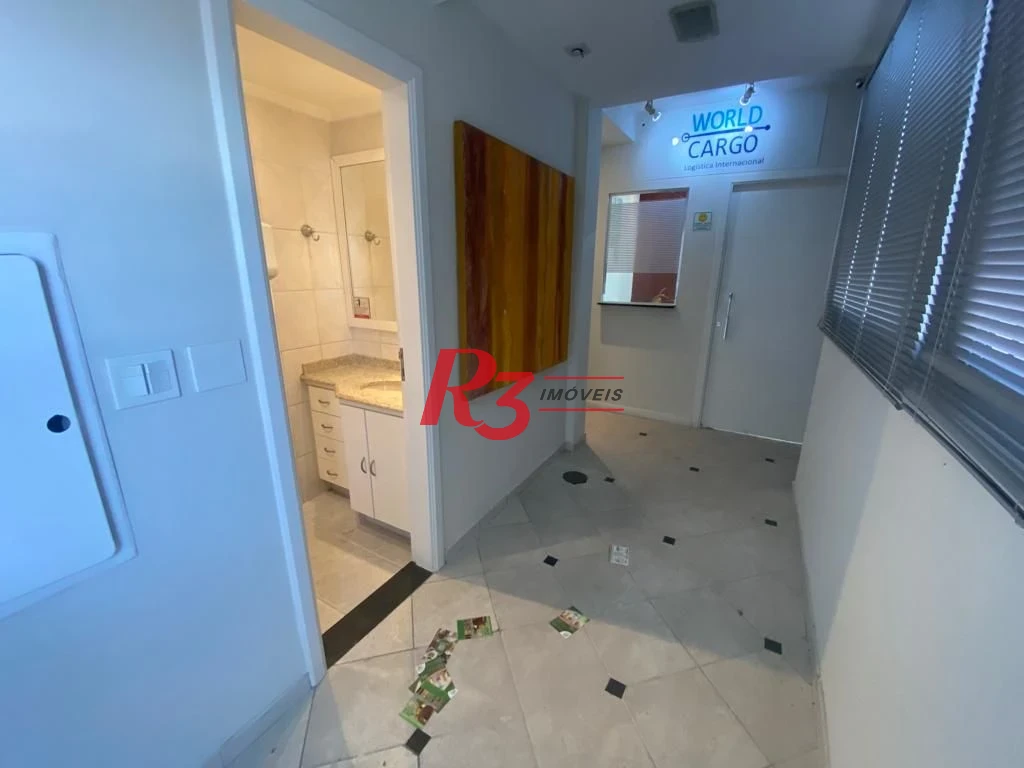 Sala à venda, 130 m² por R$ 300.000,00 - Centro - Santos/SP
