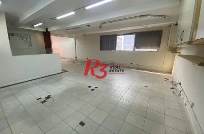 Sala à venda, 130 m² por R$ 320.000,00 - Centro - Santos/SP