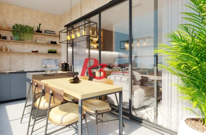Apartamento com 2 dormitórios à venda, 65 m² por R$ 850.000,00 - Ponta da Praia - Santos/SP