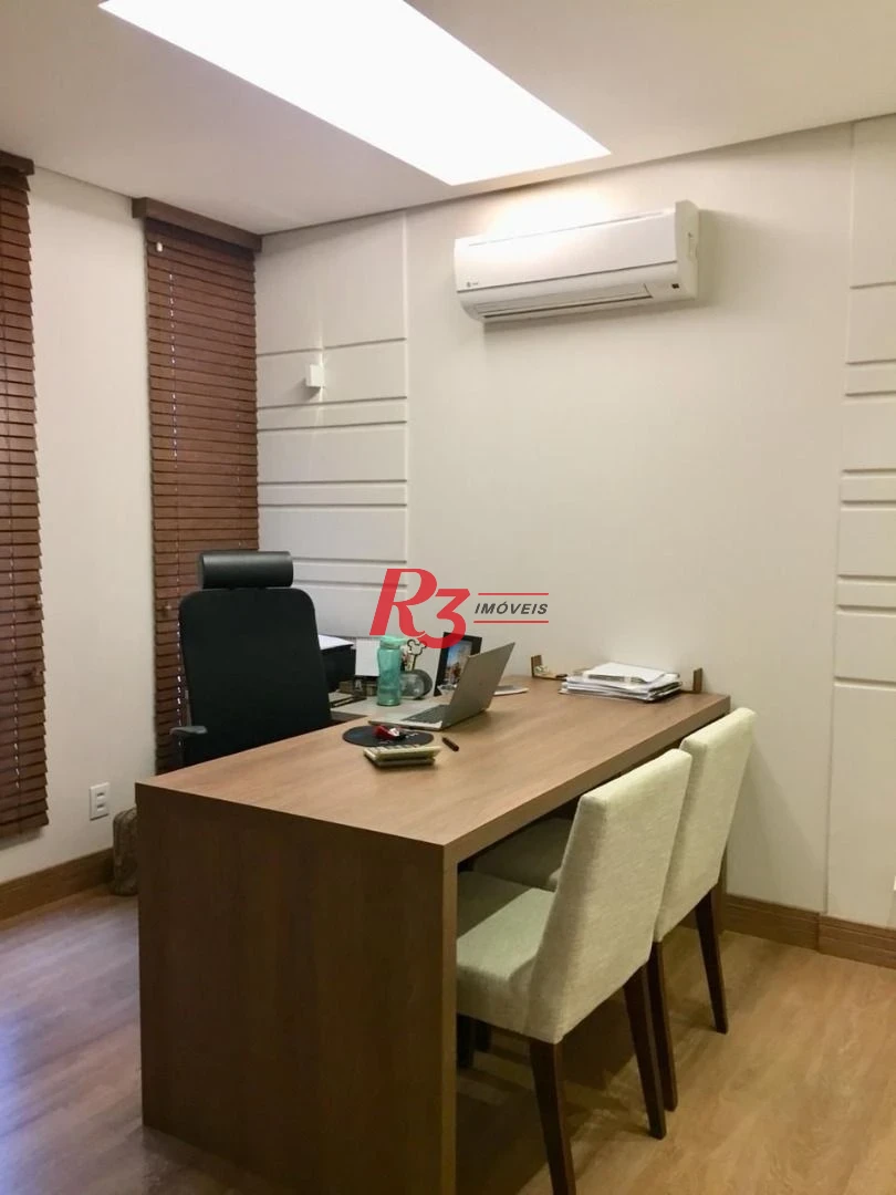 Excelente sala comercial mobiliada em Santos