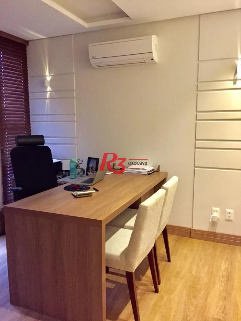 Excelente sala comercial mobiliada em Santos