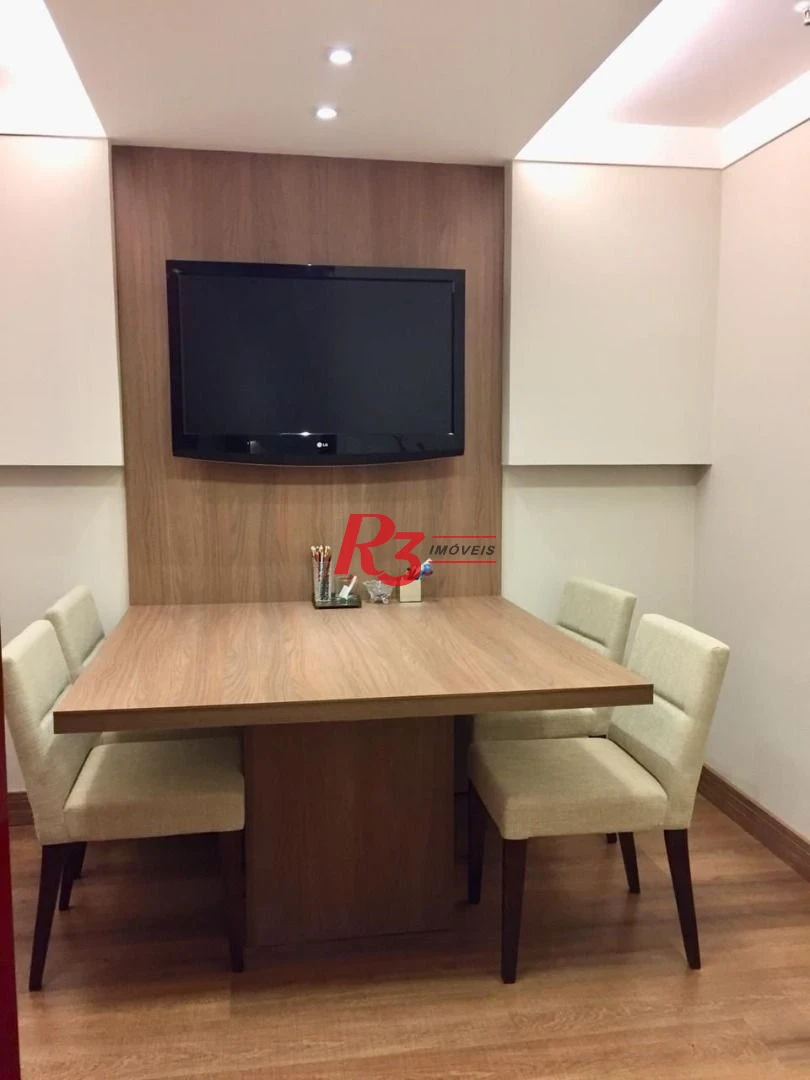 Excelente sala comercial mobiliada em Santos
