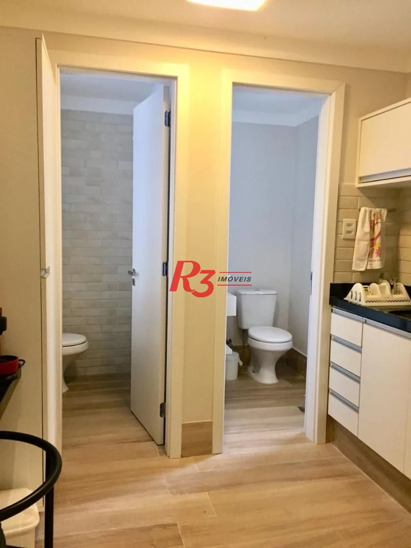 Excelente sala comercial mobiliada em Santos
