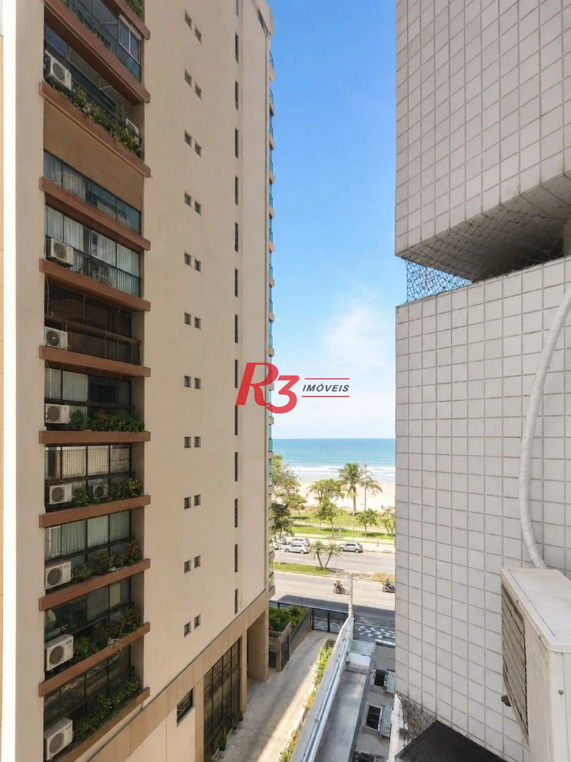 Apartamento com 2 dormitórios para alugar, 110 m² por R$ 6.950,00/mês - Aparecida - Santos/SP