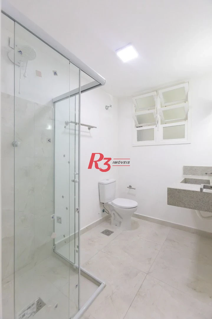 Apartamento com 2 dormitórios para alugar, 110 m² por R$ 6.950,00/mês - Aparecida - Santos/SP