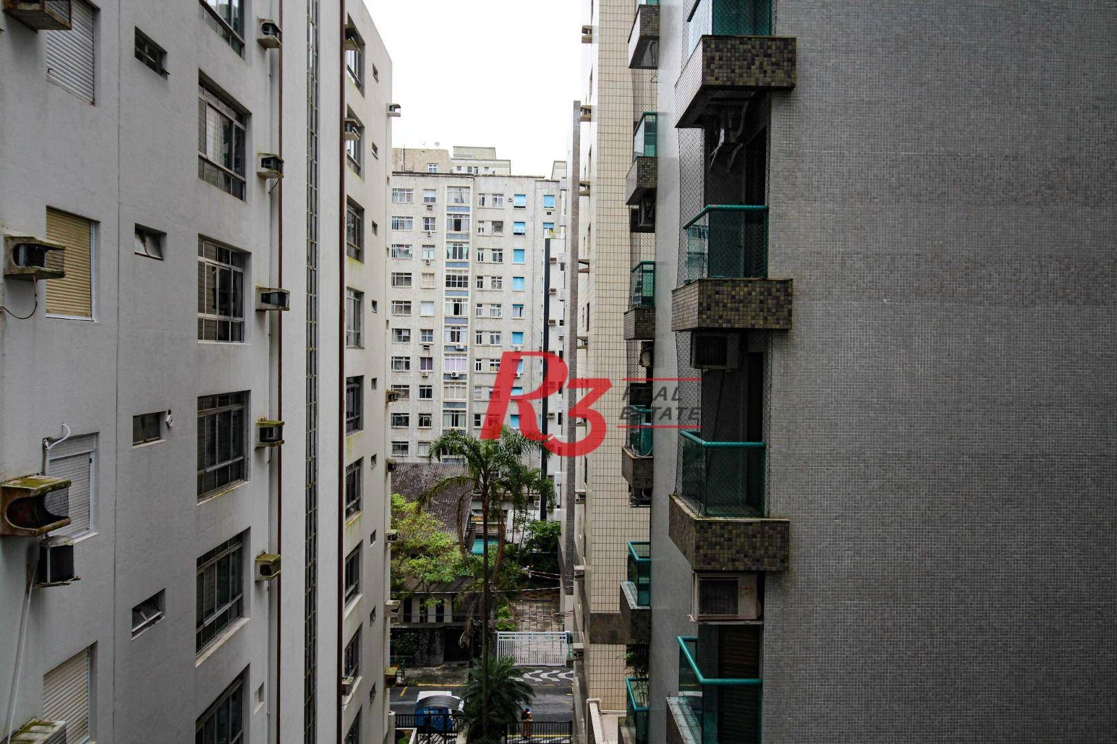 Apartamento com 2 dormitórios para alugar, 110 m² por R$ 6.950,00/mês - Aparecida - Santos/SP