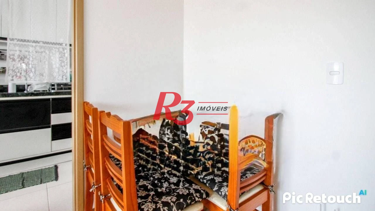 Apartamento com 1 dormitório à venda, 40 m² por R$ 590.000,00 - Campo Grande - Santos/SP