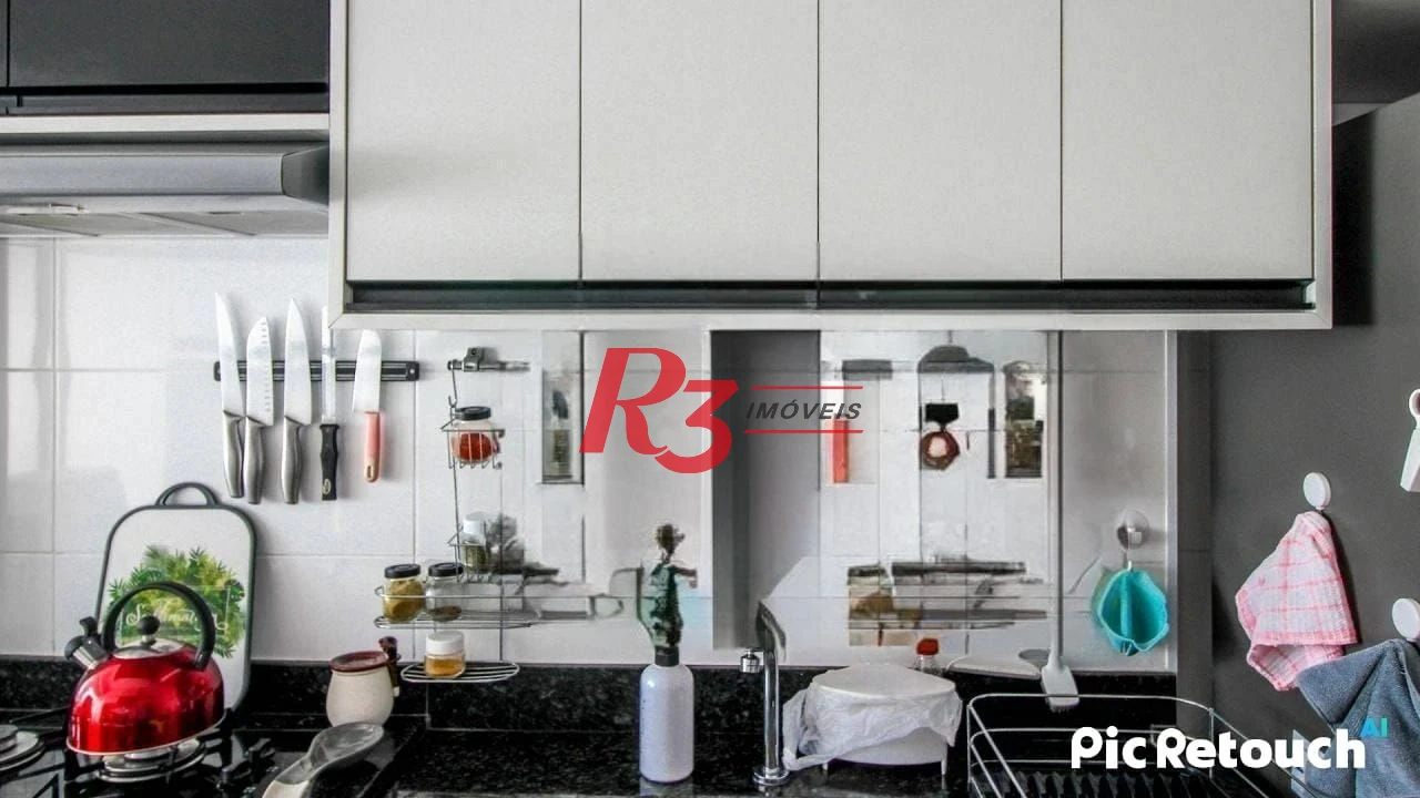 Apartamento com 1 dormitório à venda, 40 m² por R$ 590.000,00 - Campo Grande - Santos/SP
