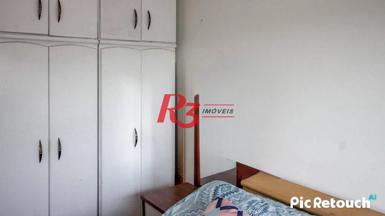Apartamento com 1 dormitório à venda, 40 m² por R$ 590.000,00 - Campo Grande - Santos/SP