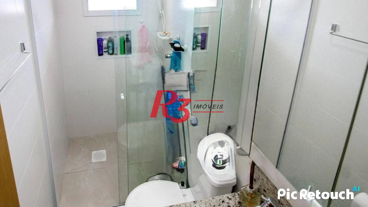 Apartamento com 1 dormitório à venda, 40 m² por R$ 590.000,00 - Campo Grande - Santos/SP